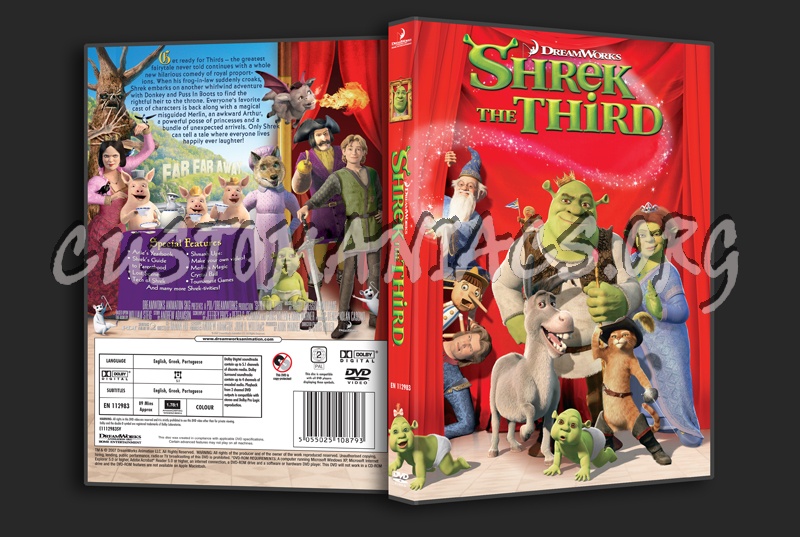 Shrek the Third dvd cover