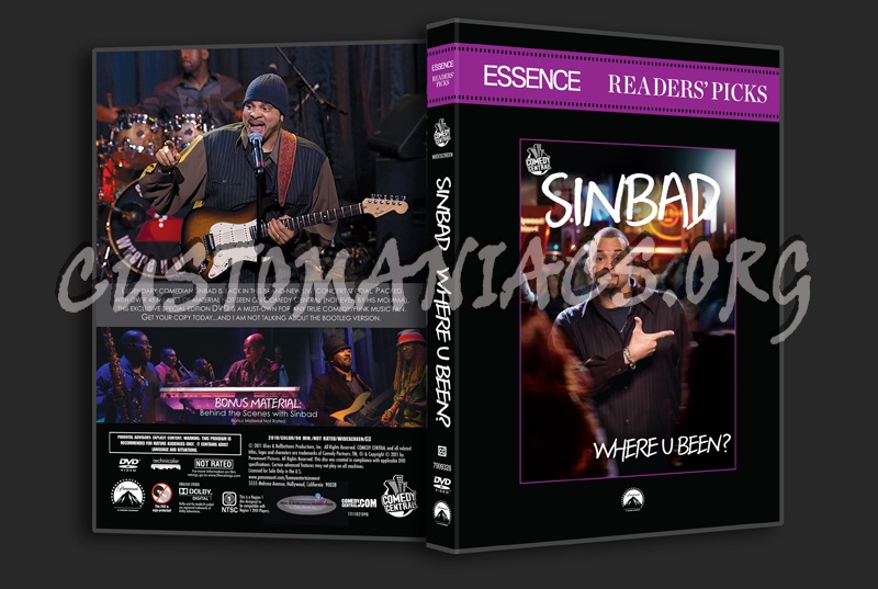 Sinbad Where U Been? dvd cover