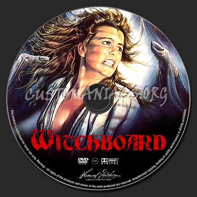 Witchboard dvd label