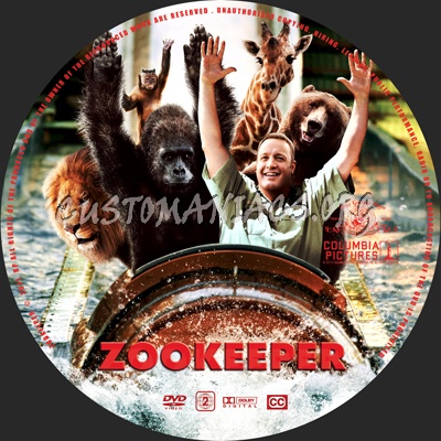 Zookeeper dvd label