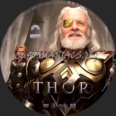 Thor dvd label