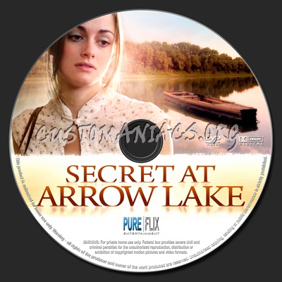 Secret At Arrow Lake dvd label
