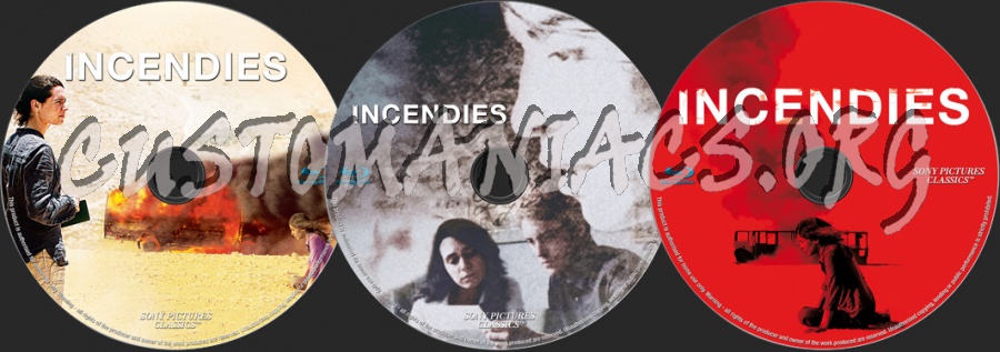 Incendies blu-ray label