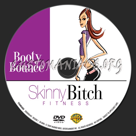 Skinny Bitch Fitness Booty Bounce dvd label