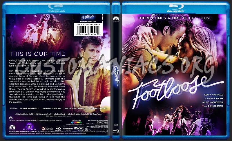 Footloose (2011) blu-ray cover