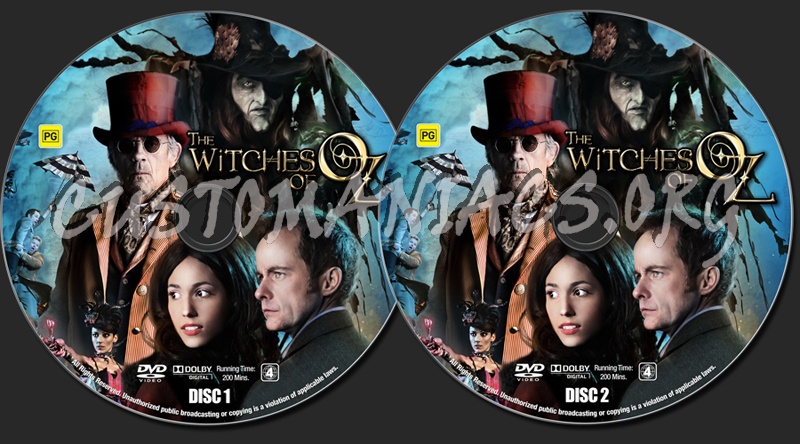The Witches of Oz dvd label