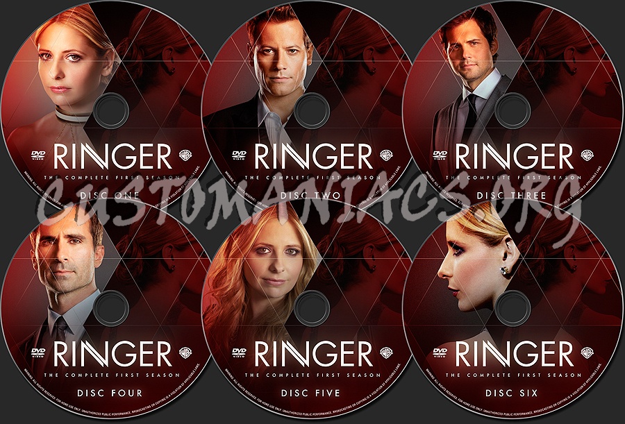 Ringer (2011) - TV Collection dvd label