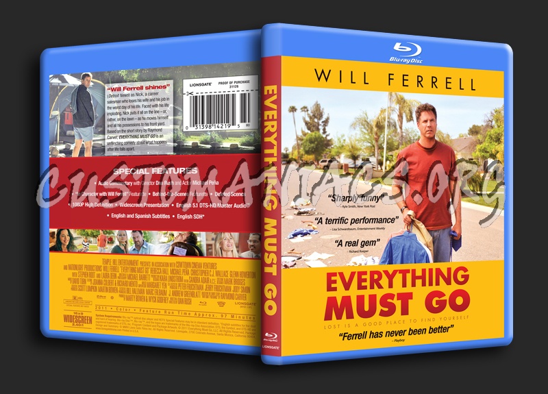 Everything Must Go blu-ray cover