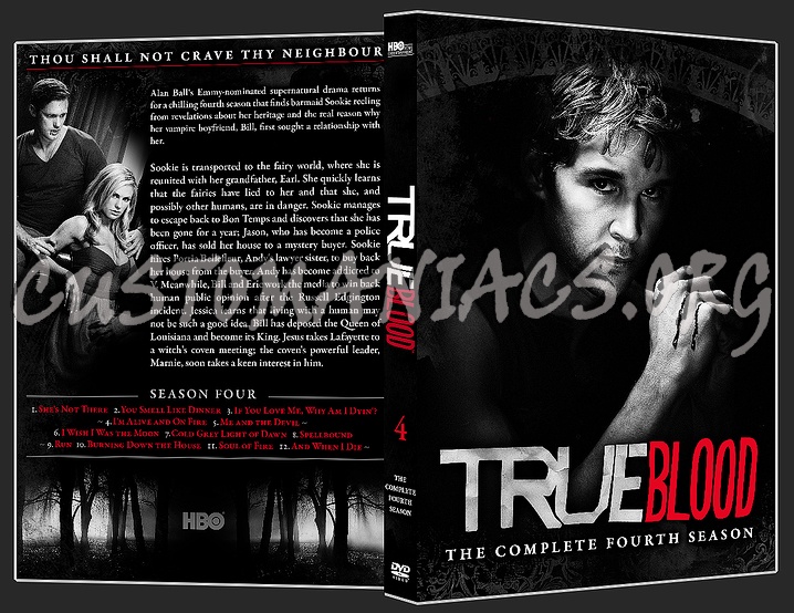 TRUE BLOOD - Season 4 dvd cover