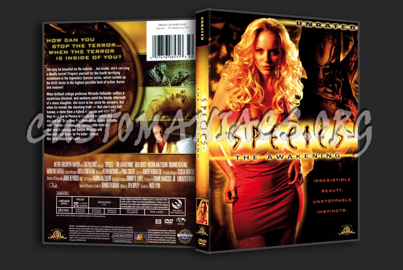 Species The Awakening dvd cover