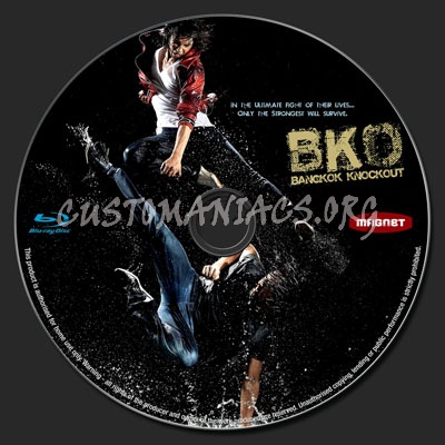 BKO Bangkok Knockout blu-ray label