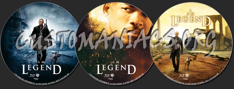 I Am Legend blu-ray label