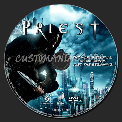 Priest dvd label