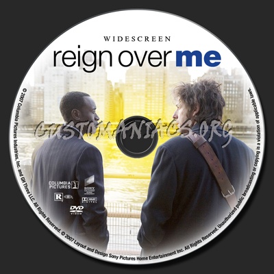 Reign Over Me dvd label