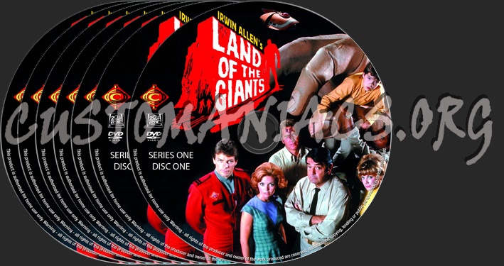 Land of the Giants Series 1 dvd label