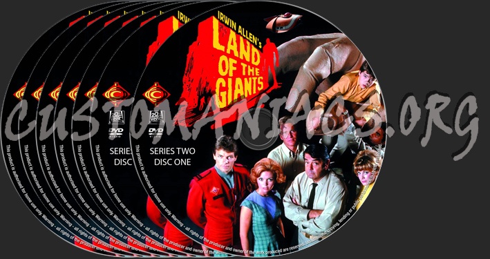 Land of the Giants Series 2 dvd label