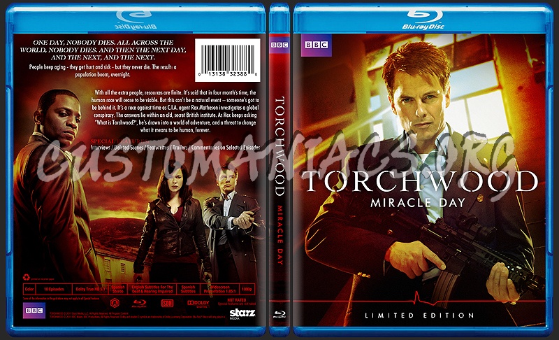 Torchwood: Miracle Day (2011) blu-ray cover