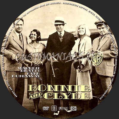 Bonnie and Clyde dvd label