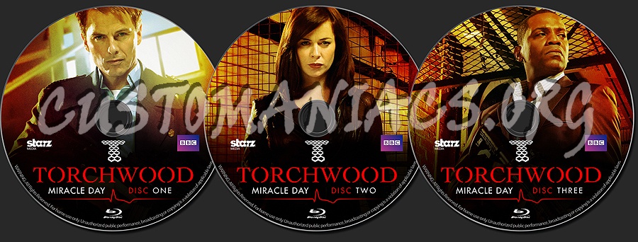 Torchwood: Miracle Day (2011) blu-ray label
