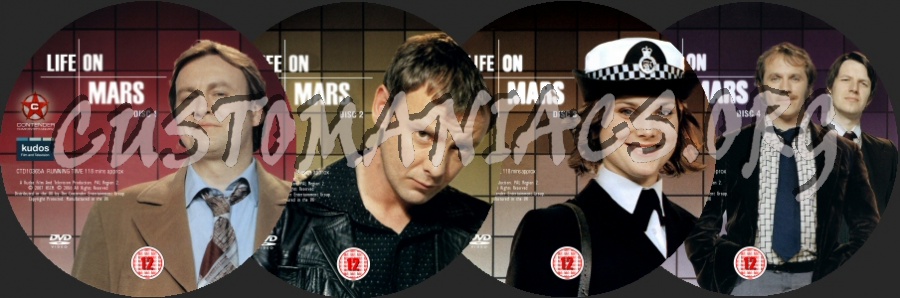 Life On Mars dvd label