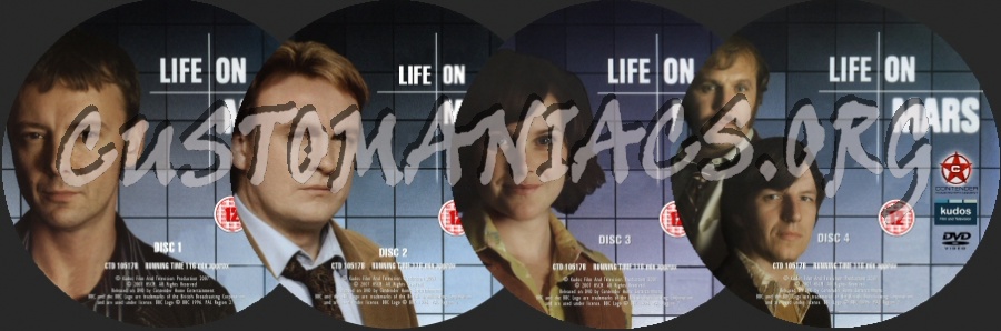 Life On Mars dvd label