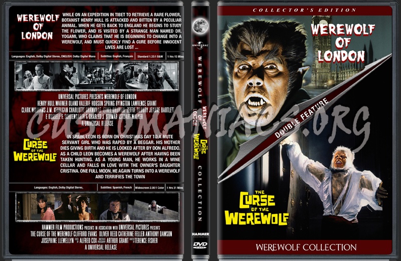 Werewolf Collection Volume 1 dvd cover