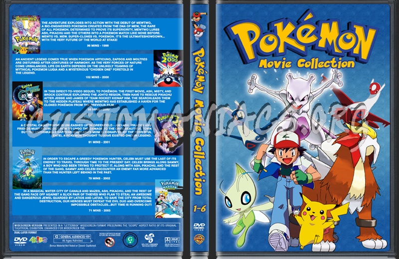 Pokemon Movie Collection: Volume 1 dvd cover