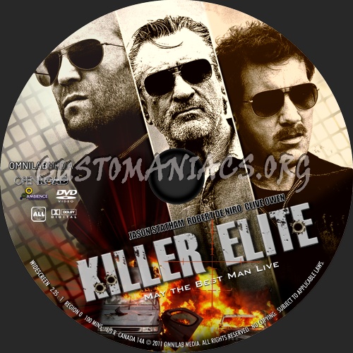 Killer Elite (2011) dvd label