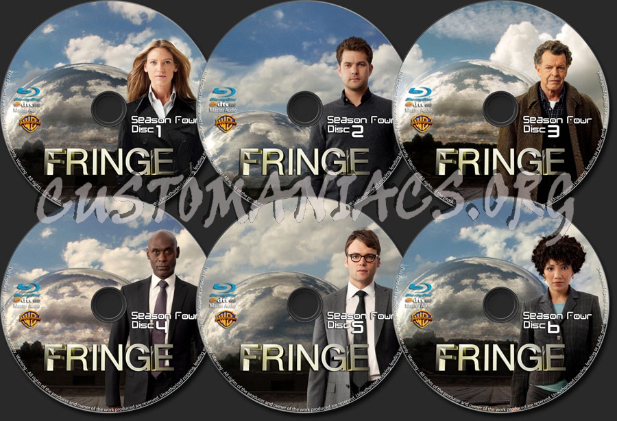 Fringe Season 4 blu-ray label