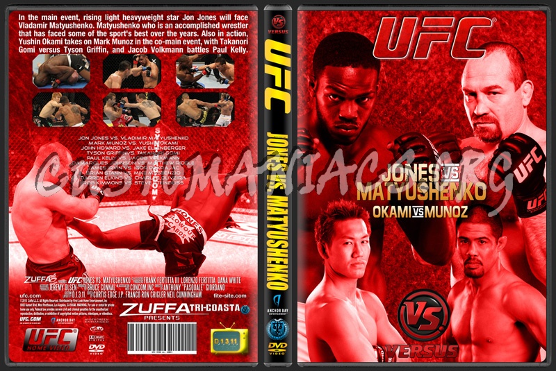 ufc on Versus 2 Jones vs Matushenko dvd cover