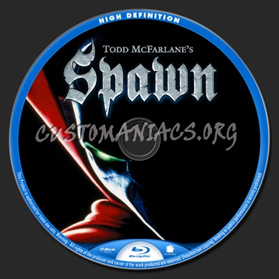 Spawn blu-ray label