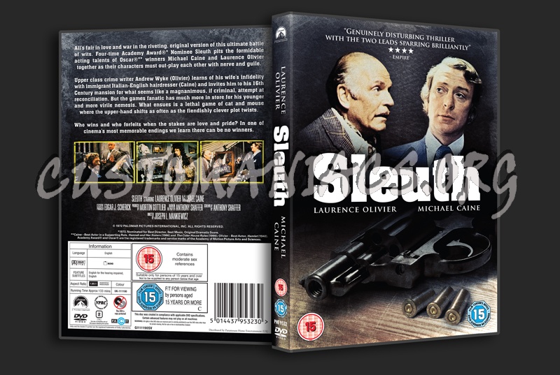 Sleuth (1972) dvd cover