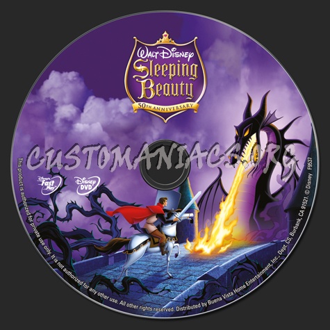 Sleeping Beauty dvd label