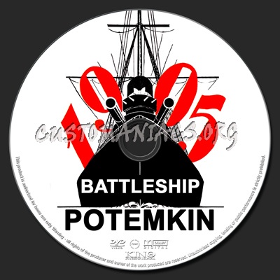 Battleship Potemkin dvd label