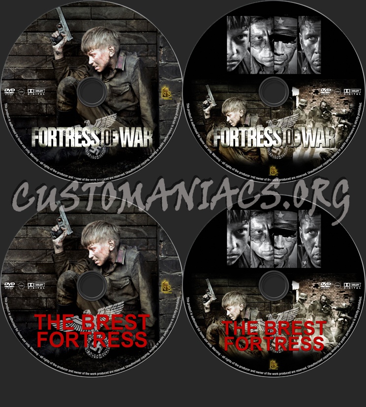 Fortress of War - The Brest Fortress dvd label