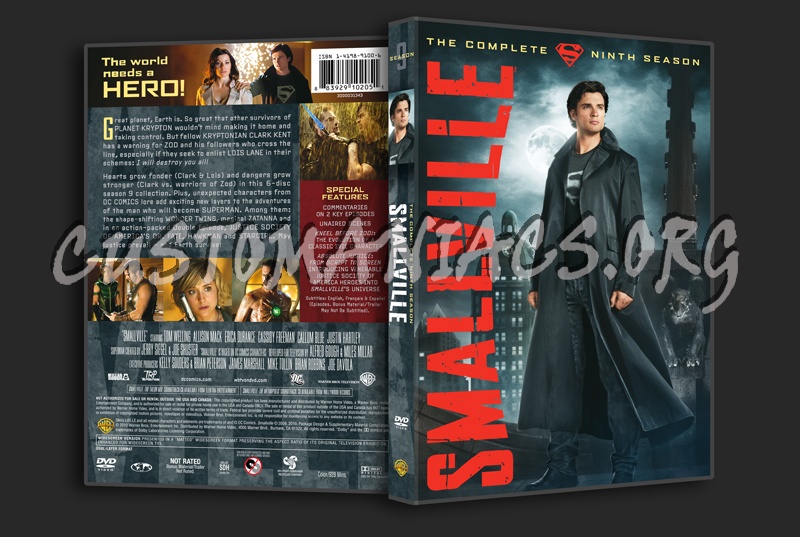 Smallville Season 9 dvd cover