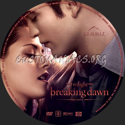 Twilight Saga: Breaking Dawn Part I dvd label