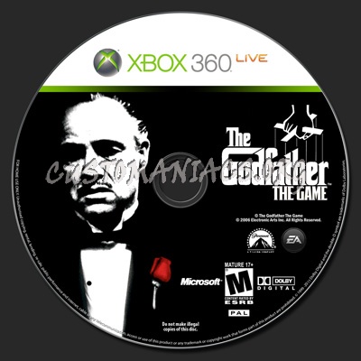The Godfather Part 1 dvd label