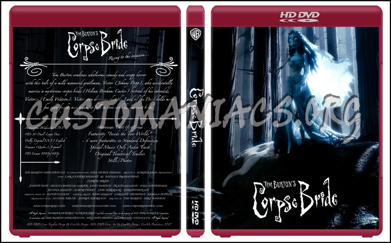 Corpse Bride dvd cover