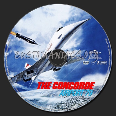 The Concorde Airport 79 dvd label