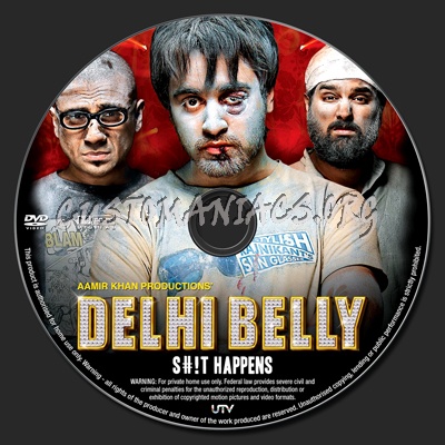 Delhi Belly dvd label