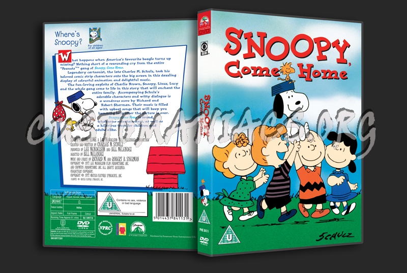 Snoopy, Come Home dvd cover