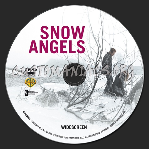 Snow Angels dvd label