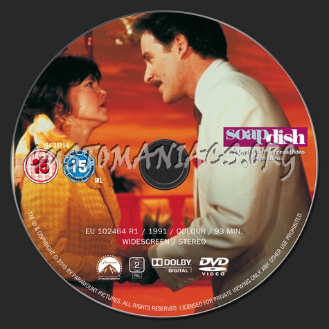SoapDish dvd label