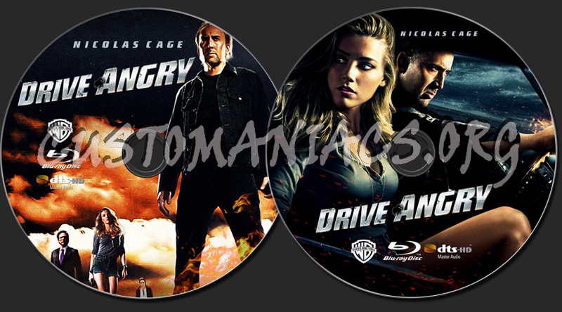 Drive Angry blu-ray label