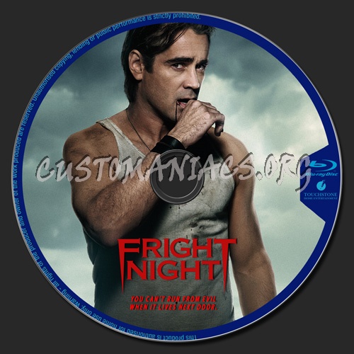 Fright Night 2011 blu-ray label