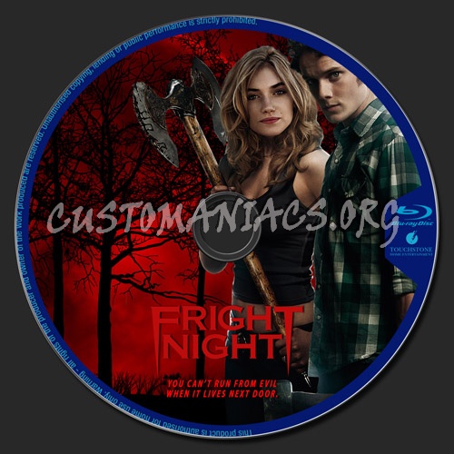 Fright Night 2011 blu-ray label