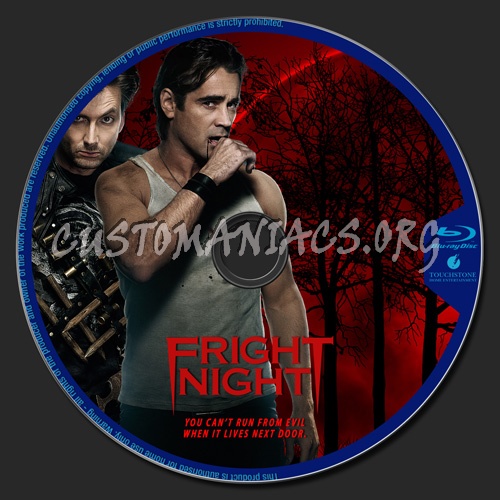 Fright Night 2011 blu-ray label