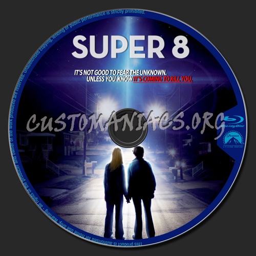 Super 8 blu-ray label