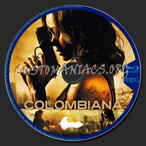 Colombiana blu-ray label